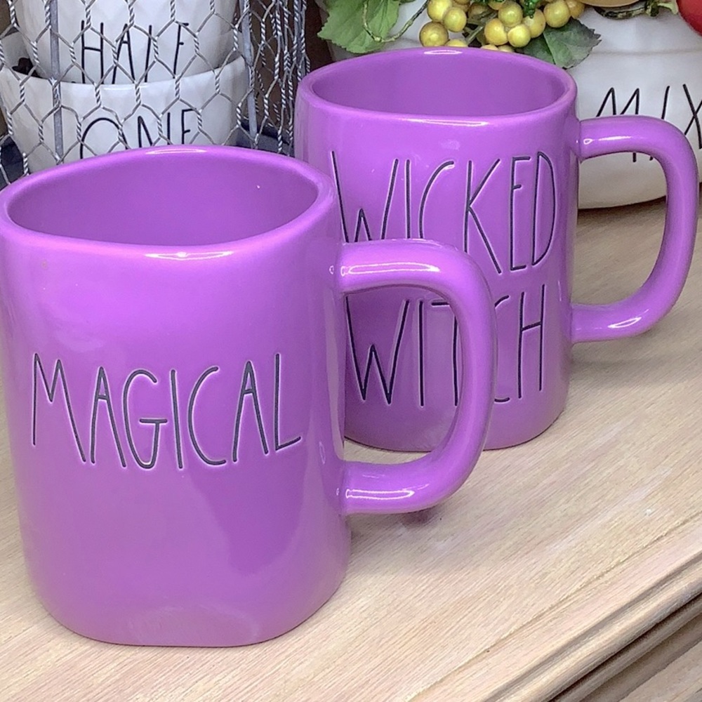 🆕 Rae Dunn WICKED WITCH & MAGICAL Halloween Coffee/Tea/Cocoa mug